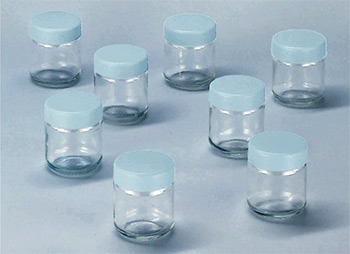 pots de yaourts en verre