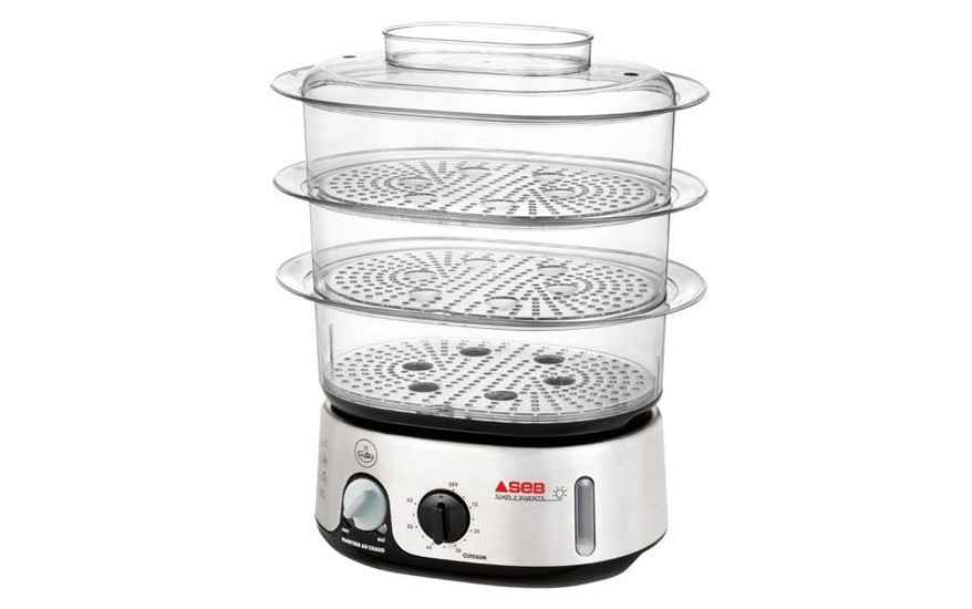 Je cuis à la vapeur avec mon Seb Simply Invent